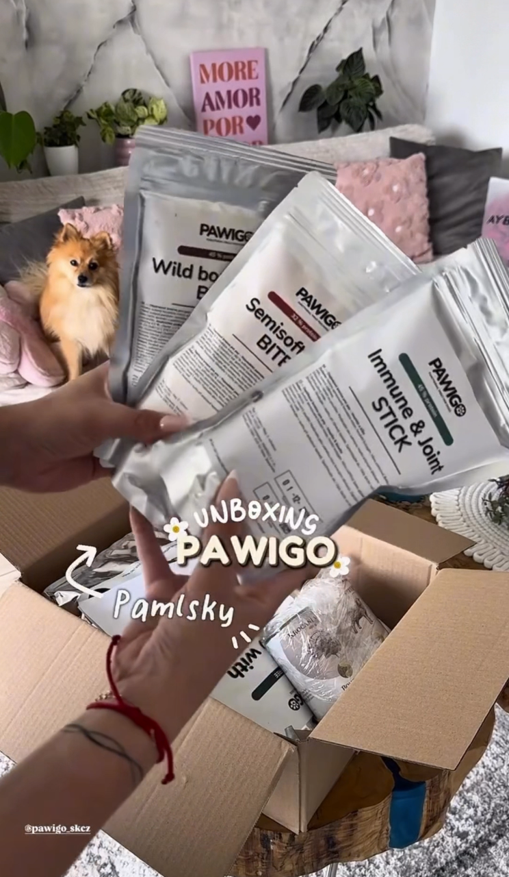 UGC video pre PAWIGO — unboxing balíka produktov
